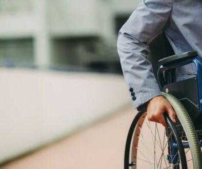 The person in a wheelchair is an adult with disabilities.