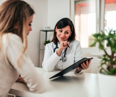 The doctor discusses the benefits of tissue regeneration therapy.